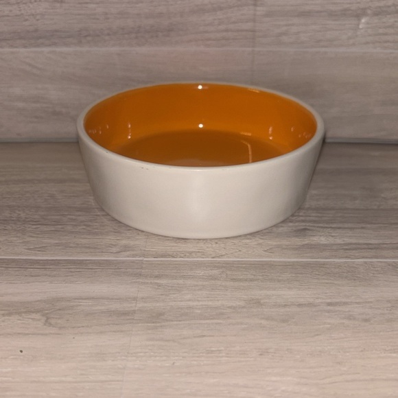 Rae Dunn Halloween Happy Meowoween Pet Dish - Picture 2 of 3